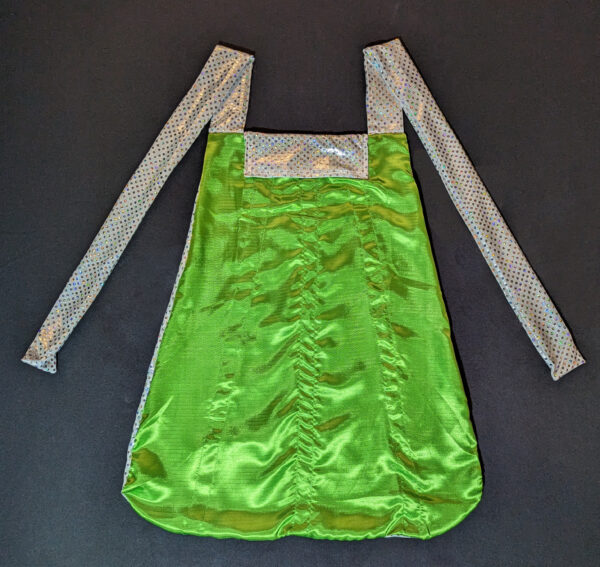 LED Capes, Green Cape, Children and Adult Capes, Silver, Sparkle by Day, Light Up the Night